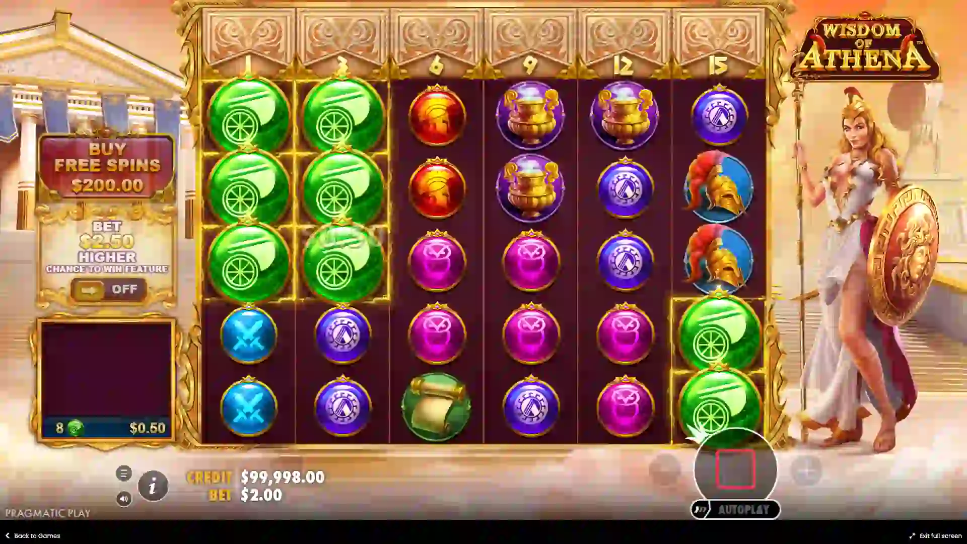 Play Wisdom of Athena Slot Demo ⚡ Experience Pragmatic Play Magic