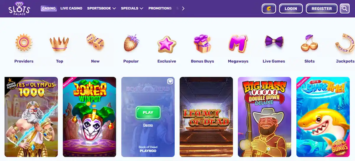 Slots Palace Casino - online casino games and slots