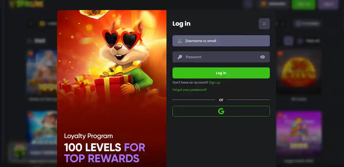 Securely access your Spinline Casino player account and manage your balance, transactions, bonus offers and game history