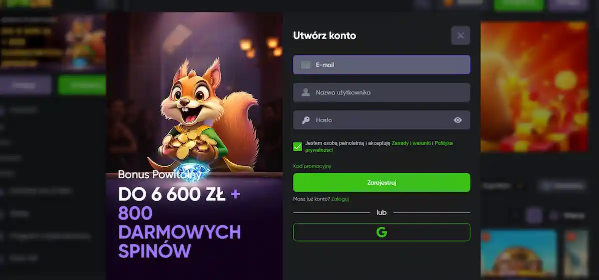 Zostań częścią społeczności Spinline Casino i otrzymaj ekskluzywne bonusy rejestracyjne, regularne promocje oraz dostęp do najlepszych gier kasynowych