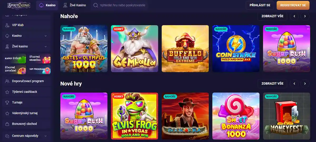 Sportaza Casino - Prémiová herní destinace se sloty, stolními hrami a živými dealery