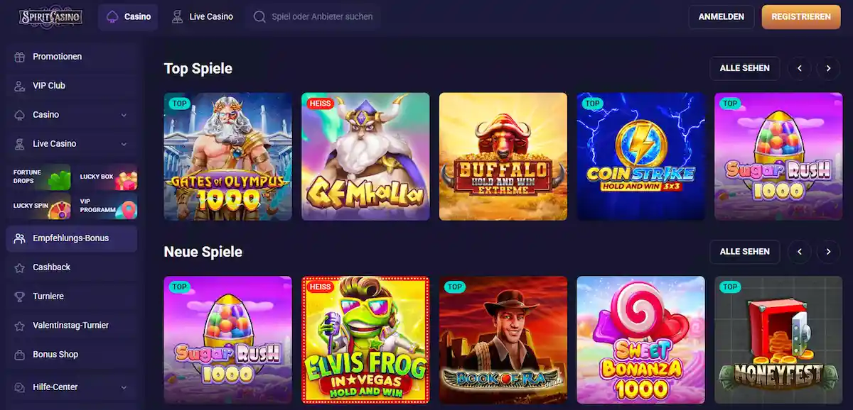 Sportaza Casino - Beste Online-Gaming-Plattform mit Automaten, Jackpots und Live-Casino