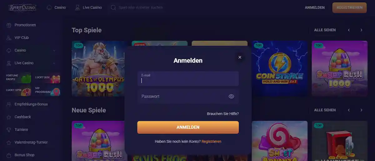 Sportaza Casino Spielerzugang für registrierte Mitglieder und verifizierte Nutzer