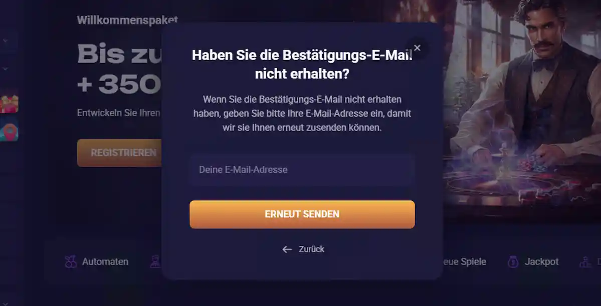 Sportaza Casino Anmeldedaten verloren - Sofortige Kontowiederherstellung per Sicherheitslink