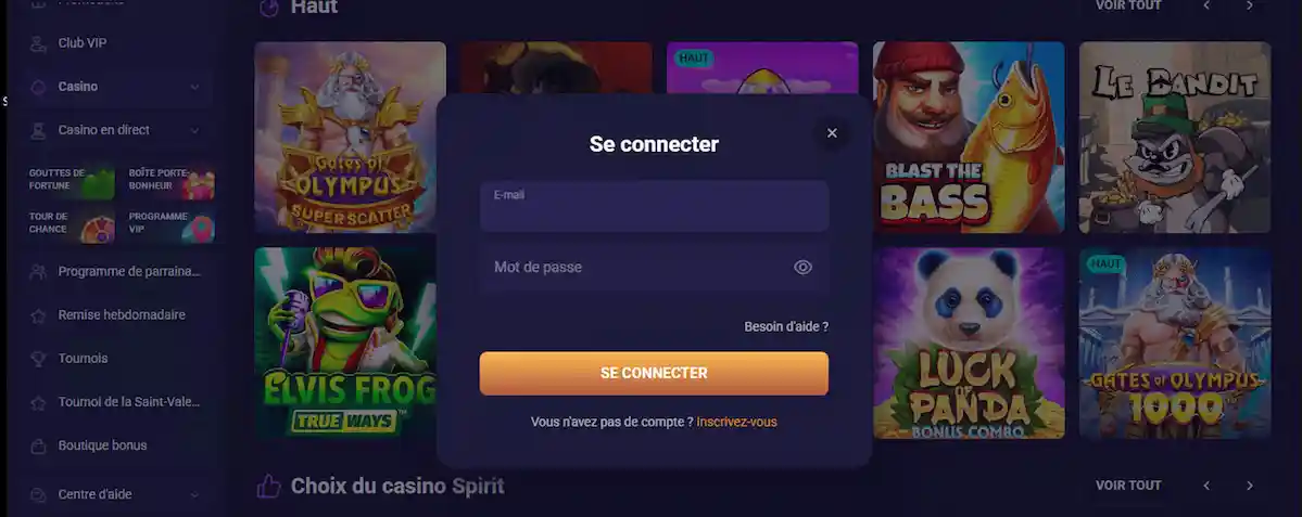 Accédez de manière sécurisée à votre espace personnel Sportaza Casino et contrôlez vos dépôts, retraits, bonus disponibles et statistiques de jeu