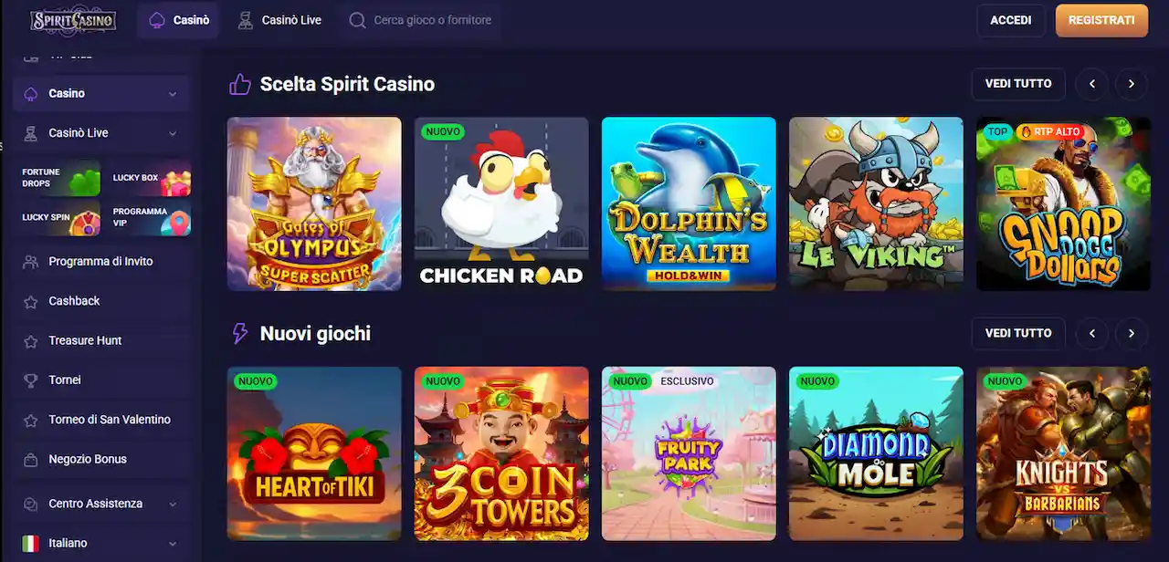 Sportaza Casino - Piattaforma di gioco premium con video slot, giochi classici e tavoli live