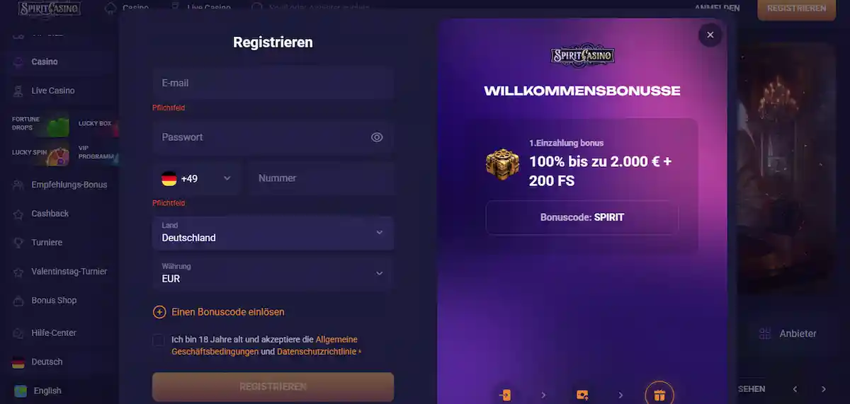 Treten Sie jetzt der Sportaza Casino Community bei und profitieren Sie von großzügigen Registrierungsboni, regelmäßigen Promotionen, VIP-Vorteilen und sofortigem Zugang zu hunderten Casino-Spielen