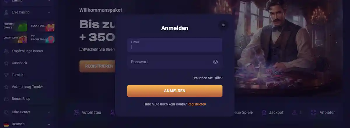 Sportaza Casino Spielerbereich für verifizierte Benutzer und Stammkunden