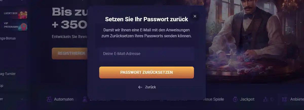 Sportaza Casino Passwortwiederherstellung - Schnelle und sichere Wiederherstellung des Kontozugangs