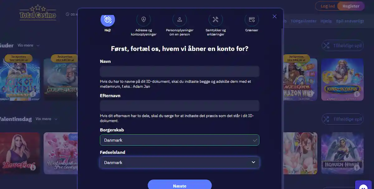 Total Casino ny tilmelding med generøs velkomstpakke til begyndende spillere
