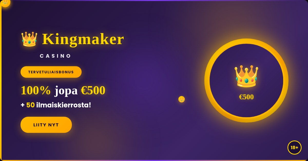 Kingmaker casino bonus