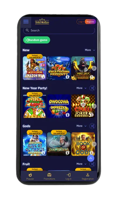 Total Casino mobile app