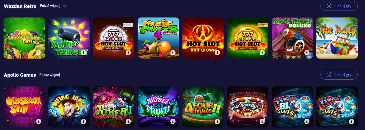 Ekran główny Total Casino PL